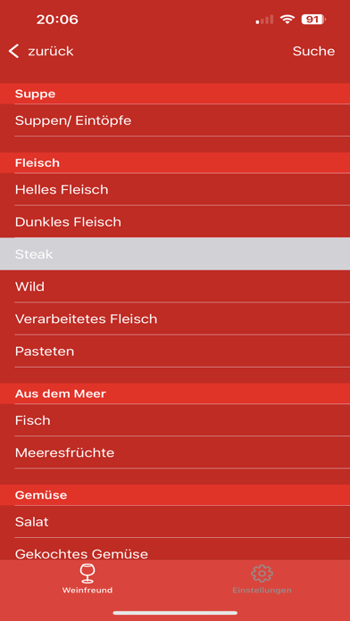 Weinfreund screenshot