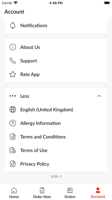 Amirs Balti House Screenshot
