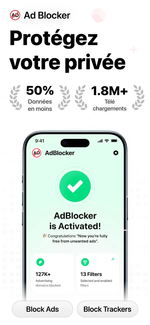 Screenshot #1 pour Ad Blocker ·