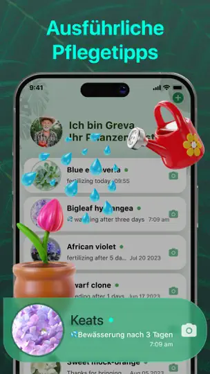 Screenshot von PlantAI: Erkennen & Diagnose auf dem iPhone 6