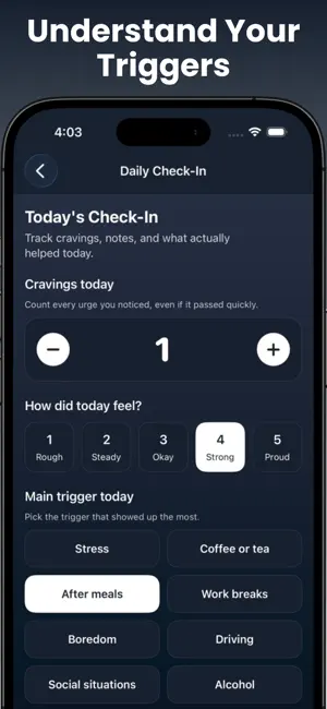 SmokeAway: Quit Smoking Log screenshot 3