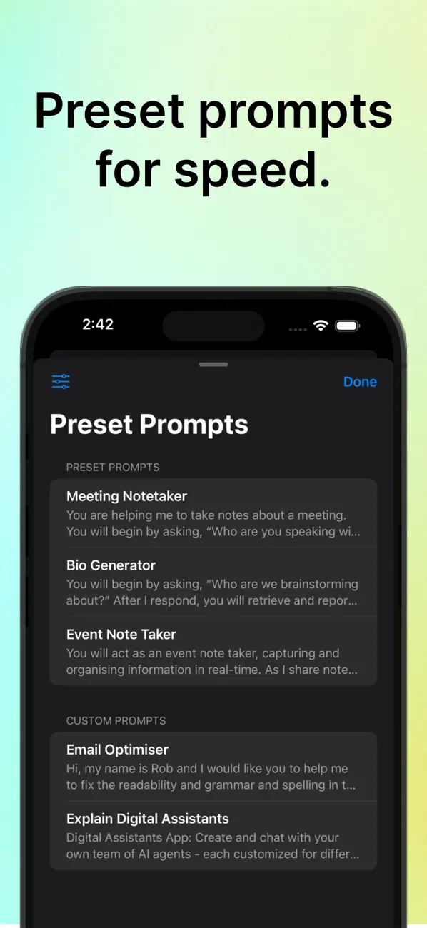 #6. Digital Agents (iOS) By: ROBERT LUKE