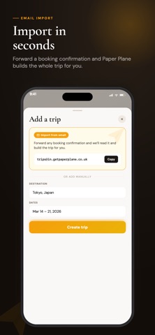 PaperPlane: Trip Tracker screenshot