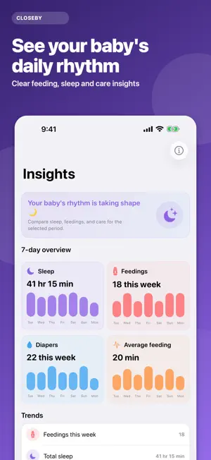 Closeby: Baby Tracker screenshot 3