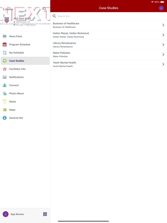 New Spider Orientation app screenshot