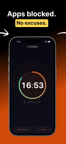 ForkLock: Meal Timer & Blocker screenshot