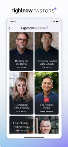 RightNow Pastors+ screenshot