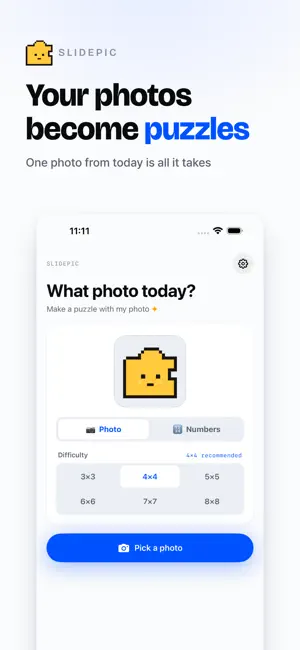 SlidePic - Photo Puzzle screenshot 1