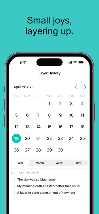 Positive Journal: Layer Diary Screenshot 2 of 4
