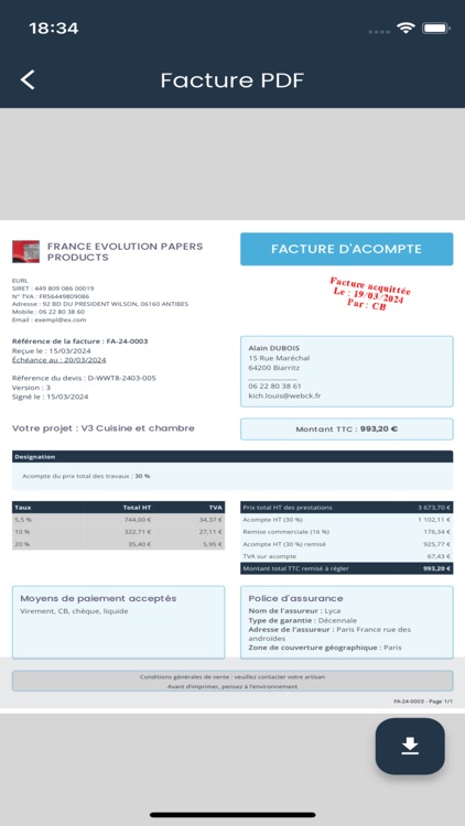 Topela, devis-factures faciles screenshot-8