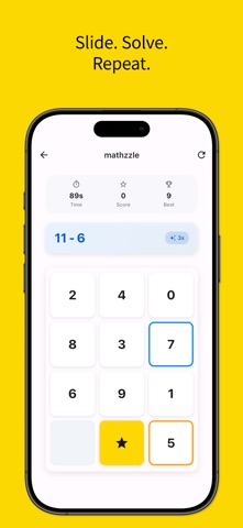 mathzzle - Math Sliding Puzzle app screenshot 2