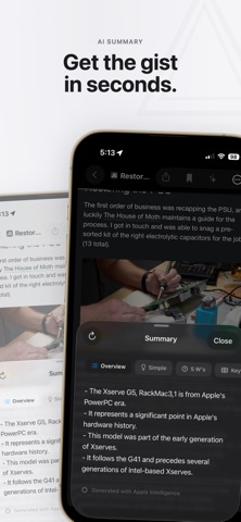 Rune: AI RSS Feed Reader screenshot