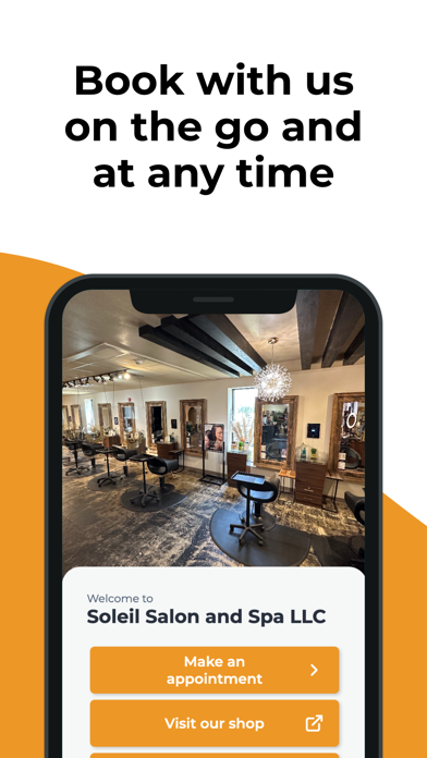 Soleil Salon Spa iPhone screenshot 1 - Lifestyle app