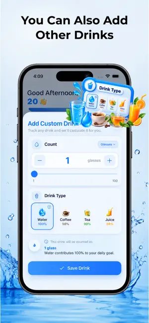 Water Reminder - Drink Enough screenshot 3