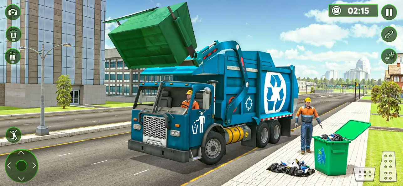 Screenshot #1 pour Camion Poubelle 3D Trash Truck