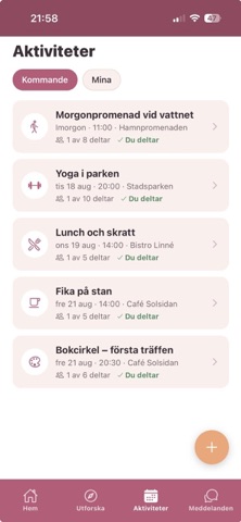 Nära – vänskap på riktigt iPhone screenshot 3