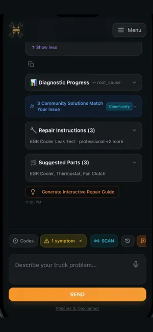 Truck Repair Assistant screenshot 2