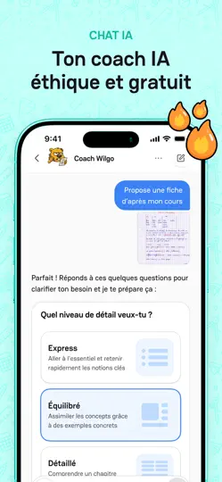 Capture d'écran de Wilgo : IA N°1 - Quiz Révision sur iPhone 3