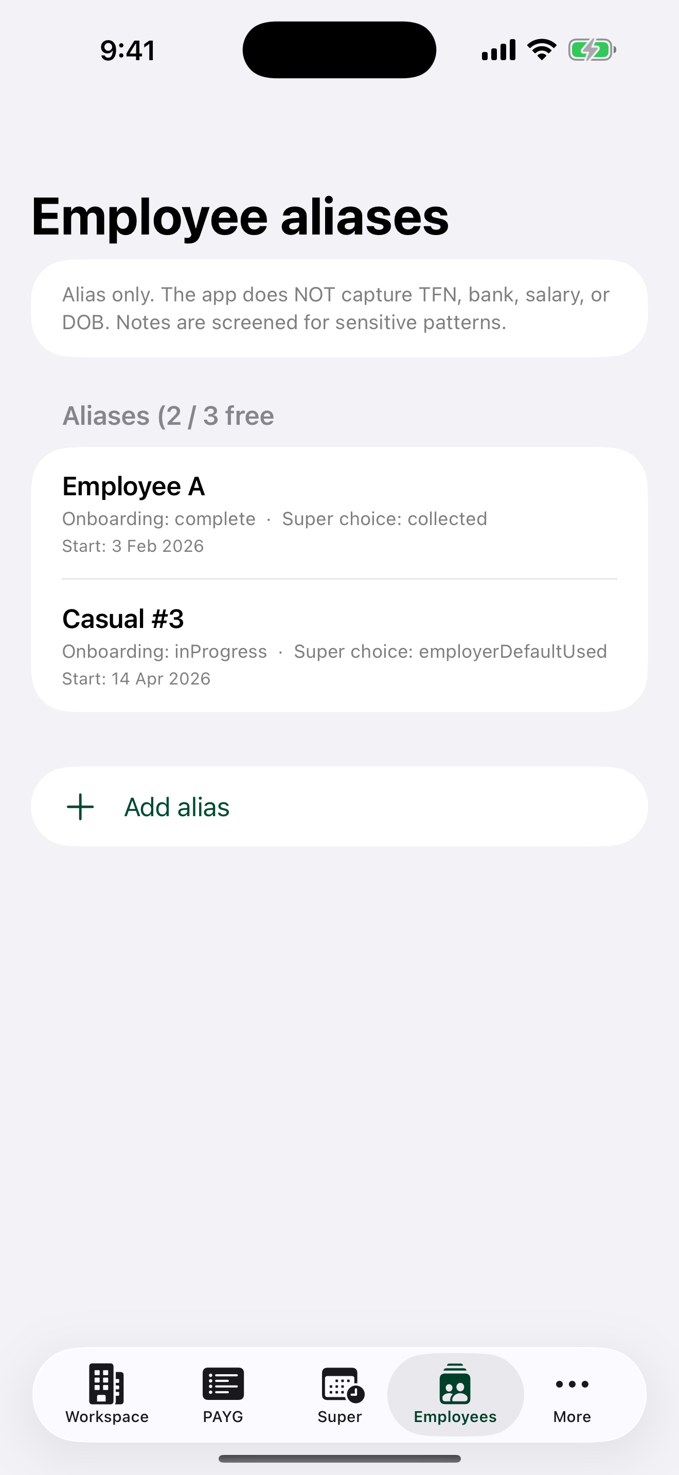Australia PAYG & Super screenshot 4