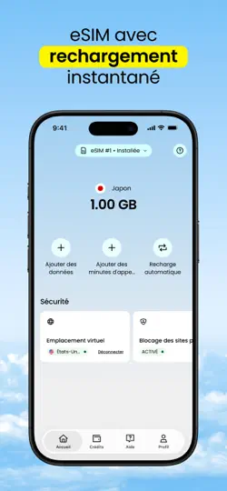 Capture d'écran de Saily ESIM: Internet Voyage sur iPhone 5