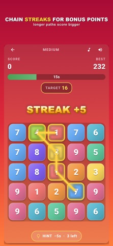 Suji: Number Puzzle Rush screenshot 3