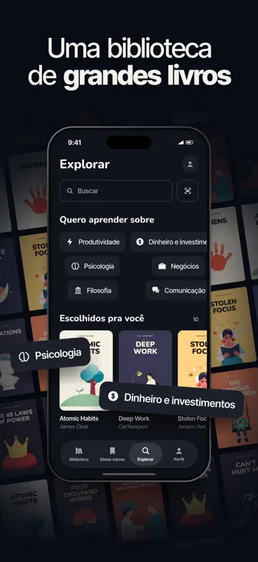 BrainDrop: Resumos de livros screenshot 2 of 6