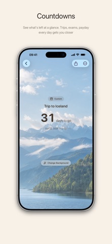 Countdown Widget - Daytrove screenshot 3