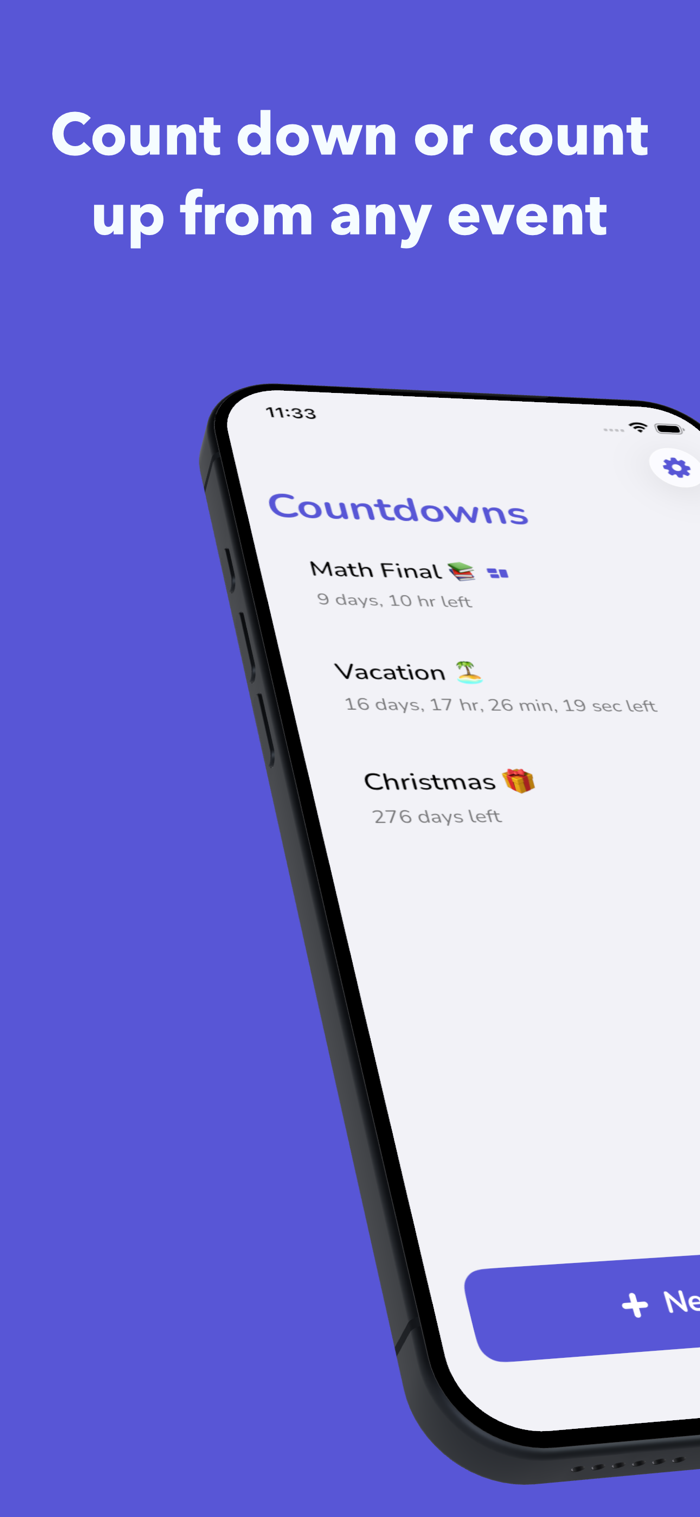 Countdown App - Widgets - Countdown是一款简约的计时应用，可从某个日期开始倒计