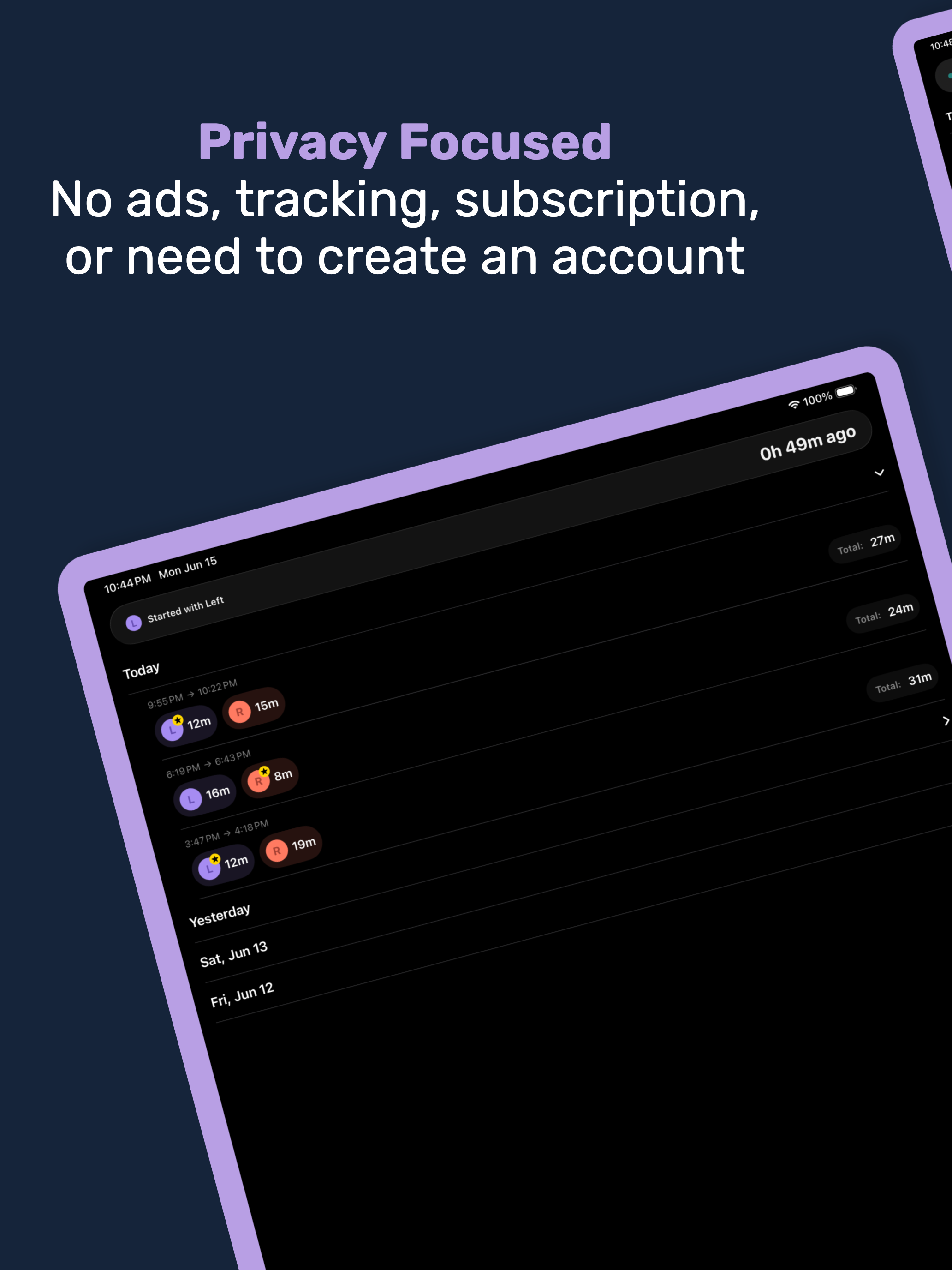 LatchTime: Not a Baby Tracker screenshot 9