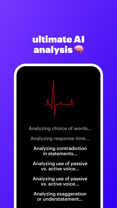 Polygraph AI: Lie Detector Screenshot