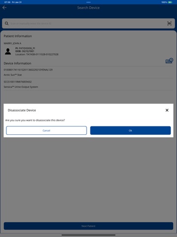 BD Patient Association App iPad screenshot