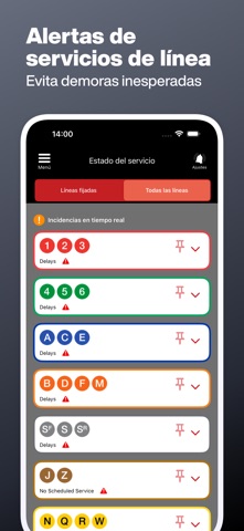 Metro de Nueva York MTA NYC iPhone screenshot 4