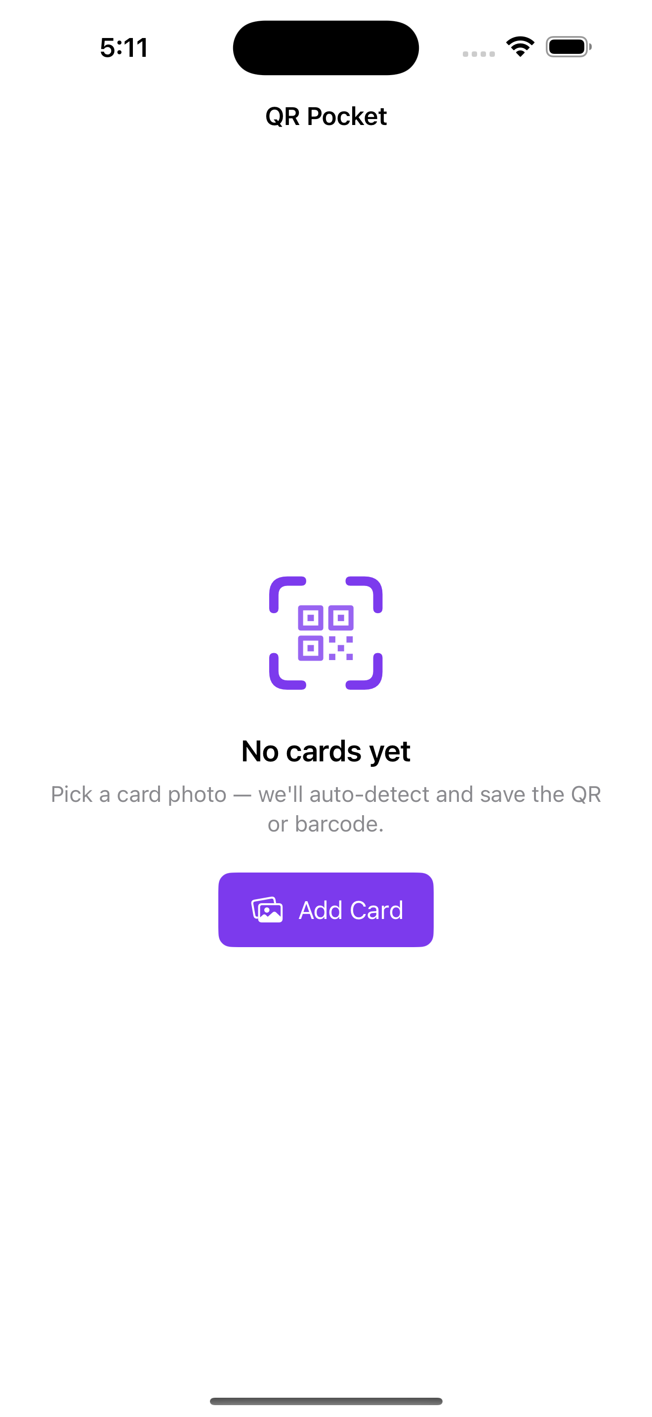 QR Pocket Wallet screenshot 3