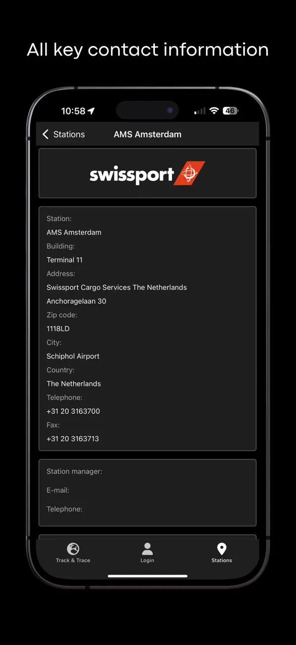 Screenshot #1 pour Swissport Cargo Portal