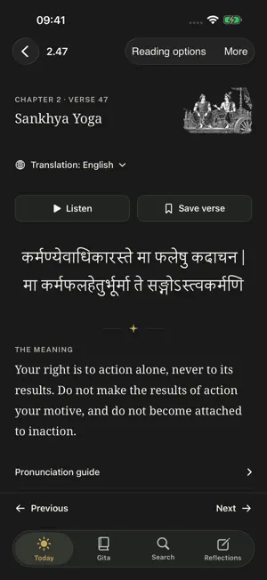 Bhagavad Gita - Updesh Daily screenshot 2