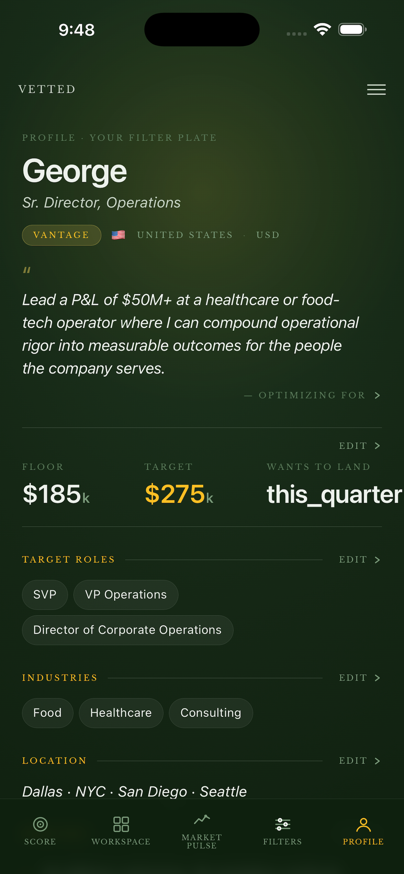 Vetted: Career Intelligence screenshot 6