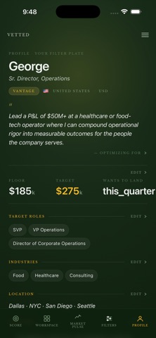 Vetted: Career Intelligence Screenshot 6 of 6