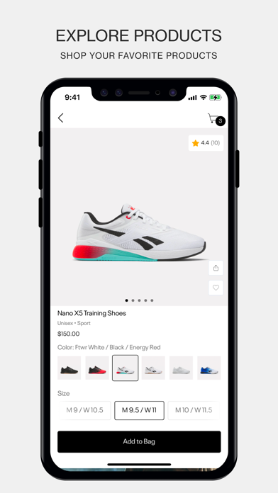 Reebok® Screenshot