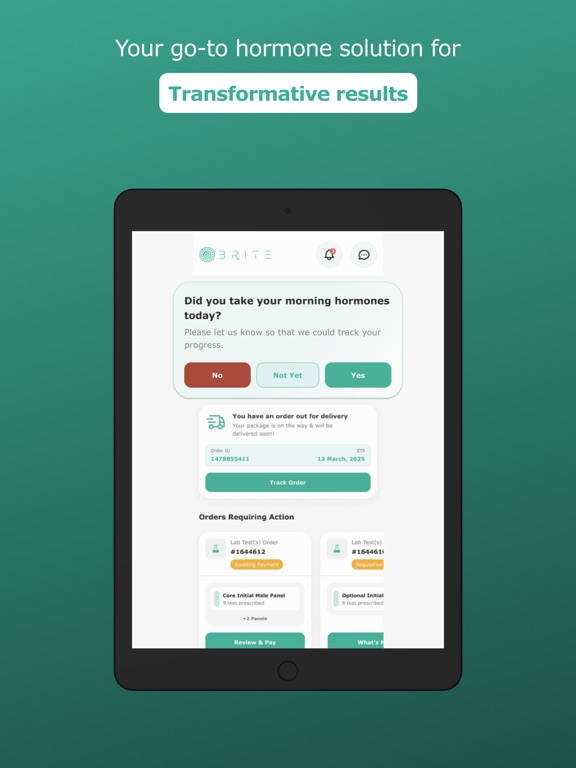 Brite Live iPad screenshot 1 - Medical app