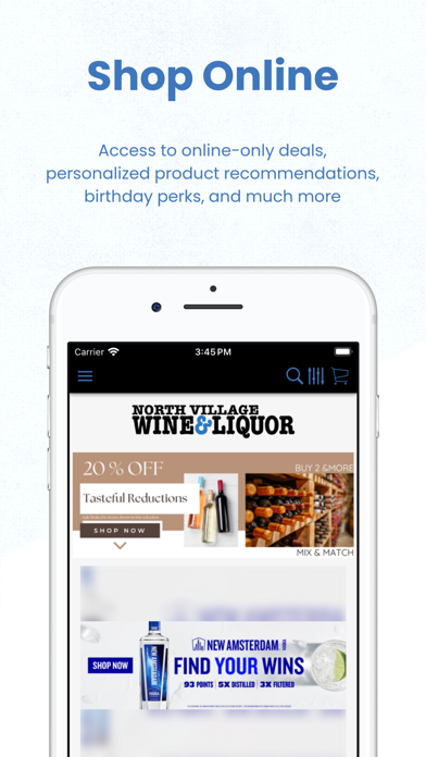 Screenshot #1 pour North Village Wine & Liquor