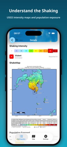 Earthquakes: Tracker & Alerts Screenshot 4 of 4