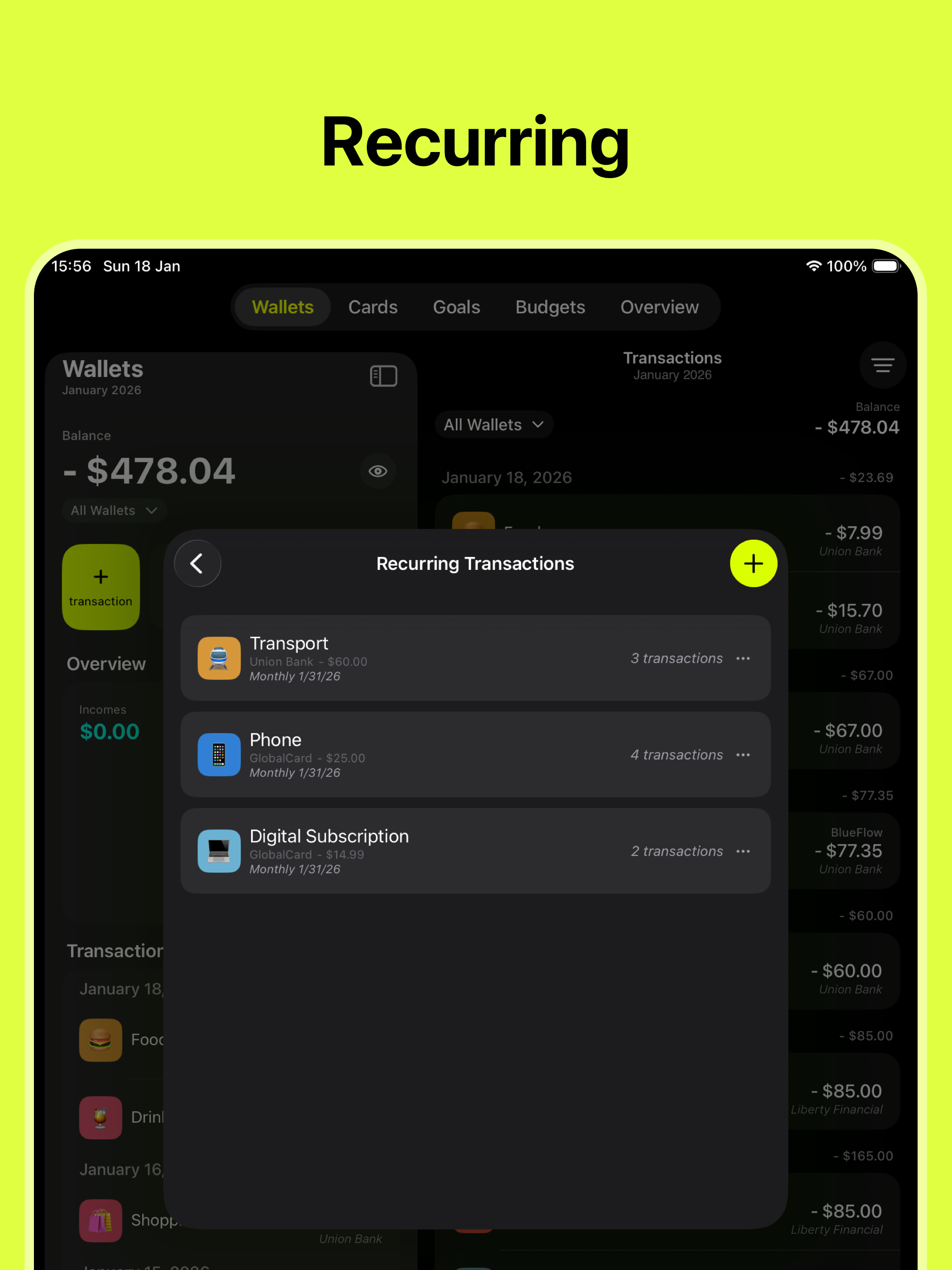 Wallee - Money Management screenshot 18