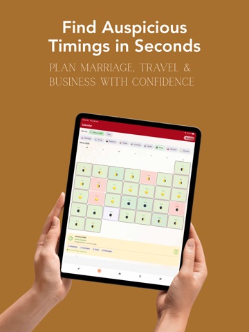 Vedic Calendar Tithi & Muhurat iPad screenshot