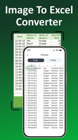 Image to Excel Converter－XLSX screenshot