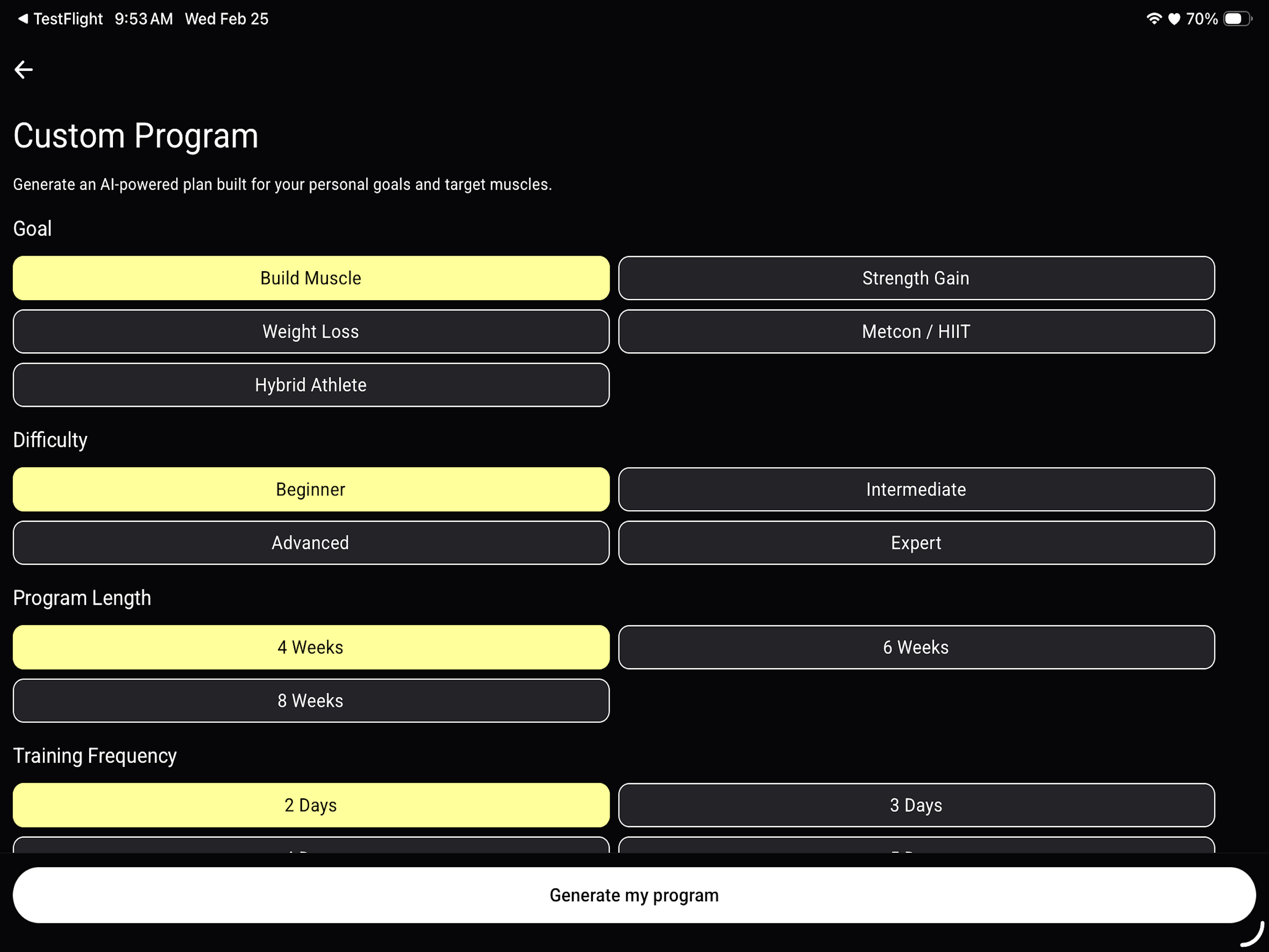 Element 26 Tr[Ai]ner Workout screenshot 7