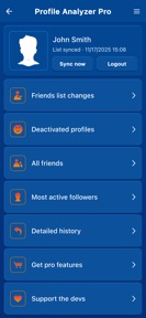 Profile Analyzer: View Stats+ screenshot
