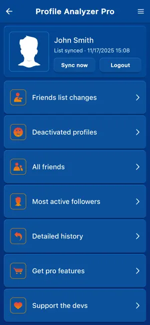 Profile Analyzer: View Stats+ screenshot 1