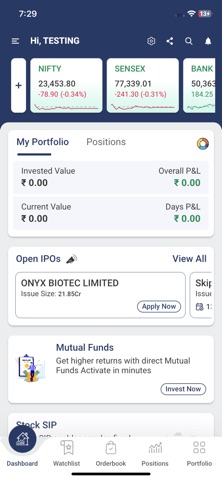 JKB mTrade screenshot