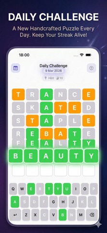VerbiQ - Daily Word Puzzle iPhone screenshot