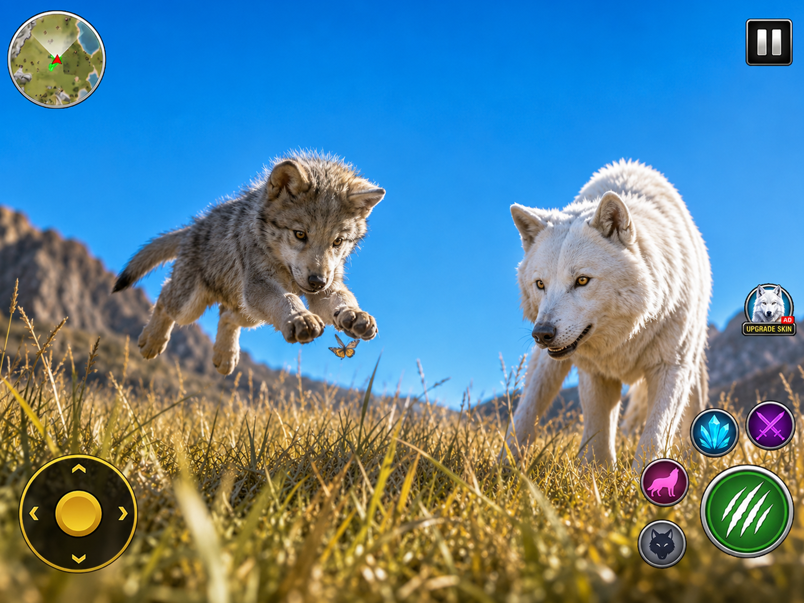 Wolf Simulator 3D Wild Animal screenshot 15